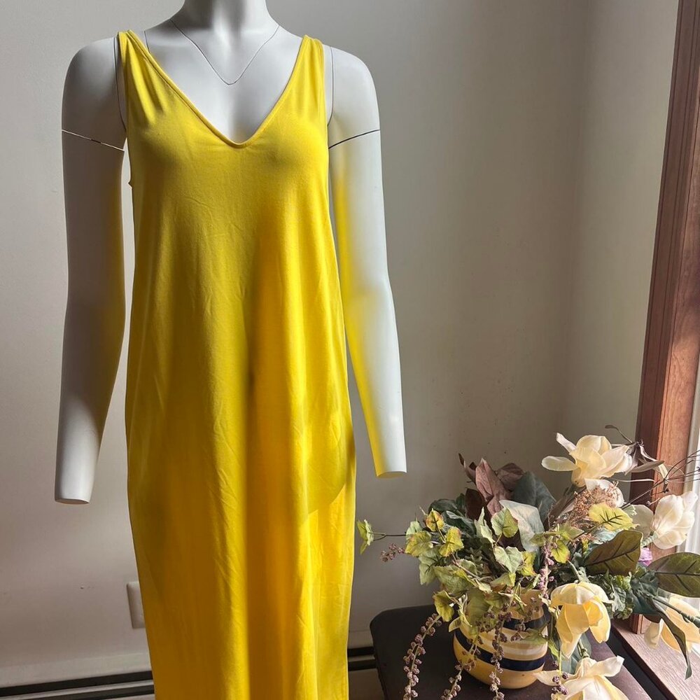Stockholm Atelier & Other Stories MIDI YELLOW DRESS